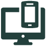 computer and phone icon
